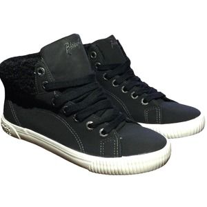 Blowfish Malibu Women's Forest Black Ankle Lace Up Fashion Sneaker Size 6.5M